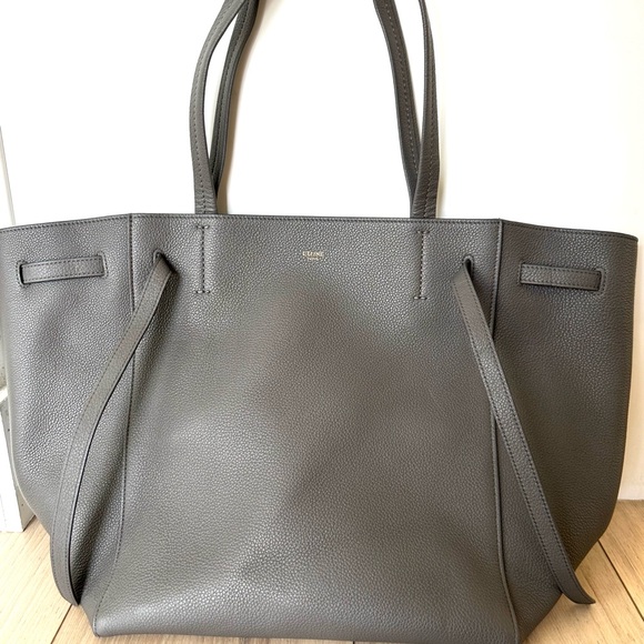 Celine - SMALL CABAS PHANTOM IN SOFT GRAINED CALFSKIN - Grey - Picture 2 of 9